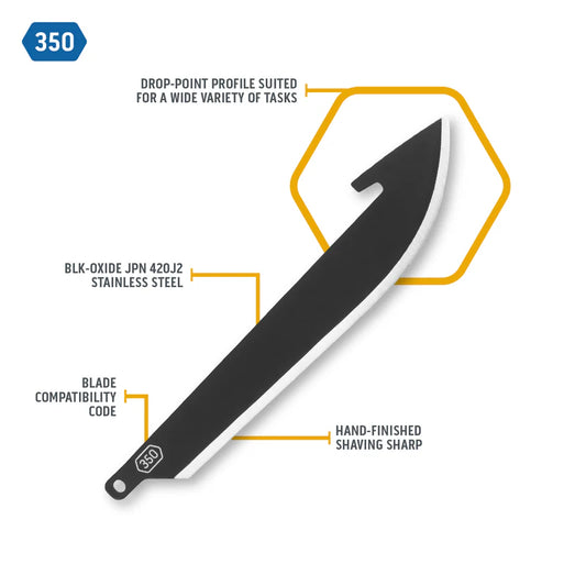 Outdoor Edge 3.5” Drop Point Replaacement Blades