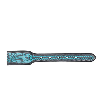 Durango Daisy Hand-Tooled Dog Collar