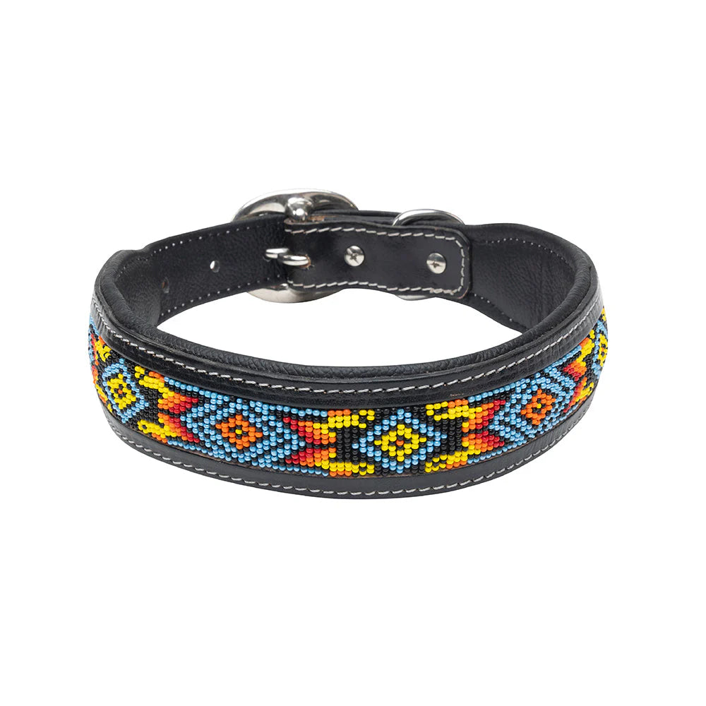 Dodger Trail Hand-beaded Dog Collar
