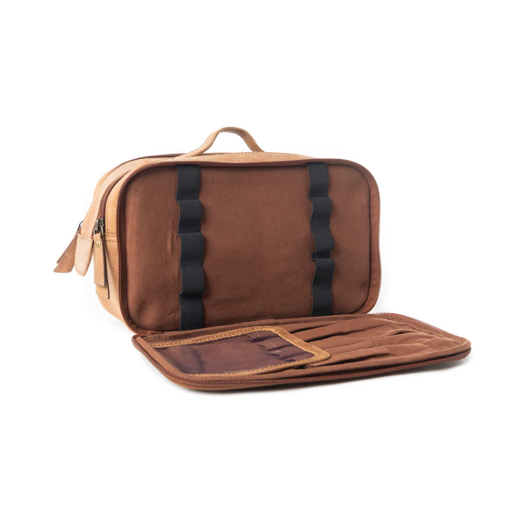 Myra Martha High Trail Toiletries Bag in Brown