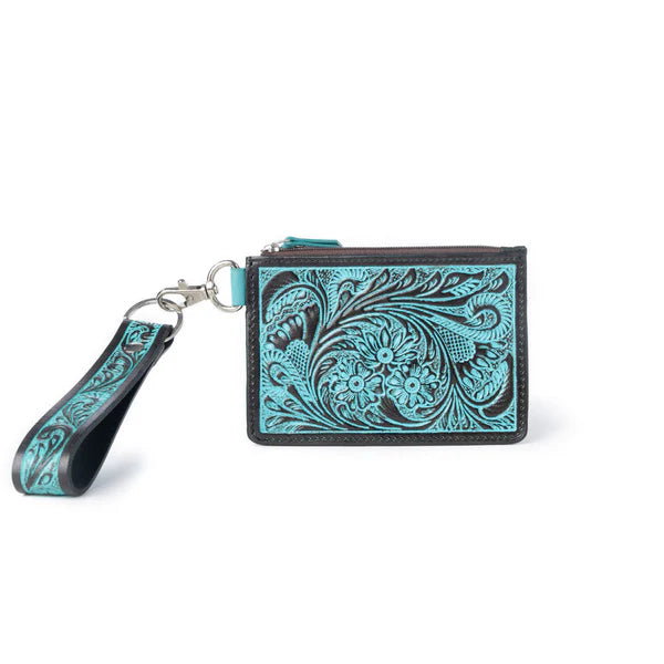 Pride of Prickly Pears Credit Card Holder in Turquoise