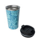 Myra Western Trail Brew Stainless Steel Mug in Turquoise