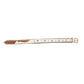 Myra Prairie Paws Studded Hairon Dog Collar in Brown & White