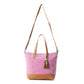 Myra Amber Dune Leather Bag in Pink
