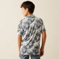 Ariat Boy's All Over White Tropical Print Polo