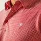 Ariat Scooter AriatTEK Red & White Geo Polo Shirt