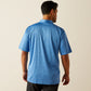 Ariat Charger 2.0 Blue & Black Geo Printed Polo