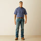 Ariat Wrinkle Free Davis Classic Fit Shirt in Dark Blue