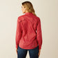 Ariat VentTEK Stretch Shirt in Equestrian Red Stripe