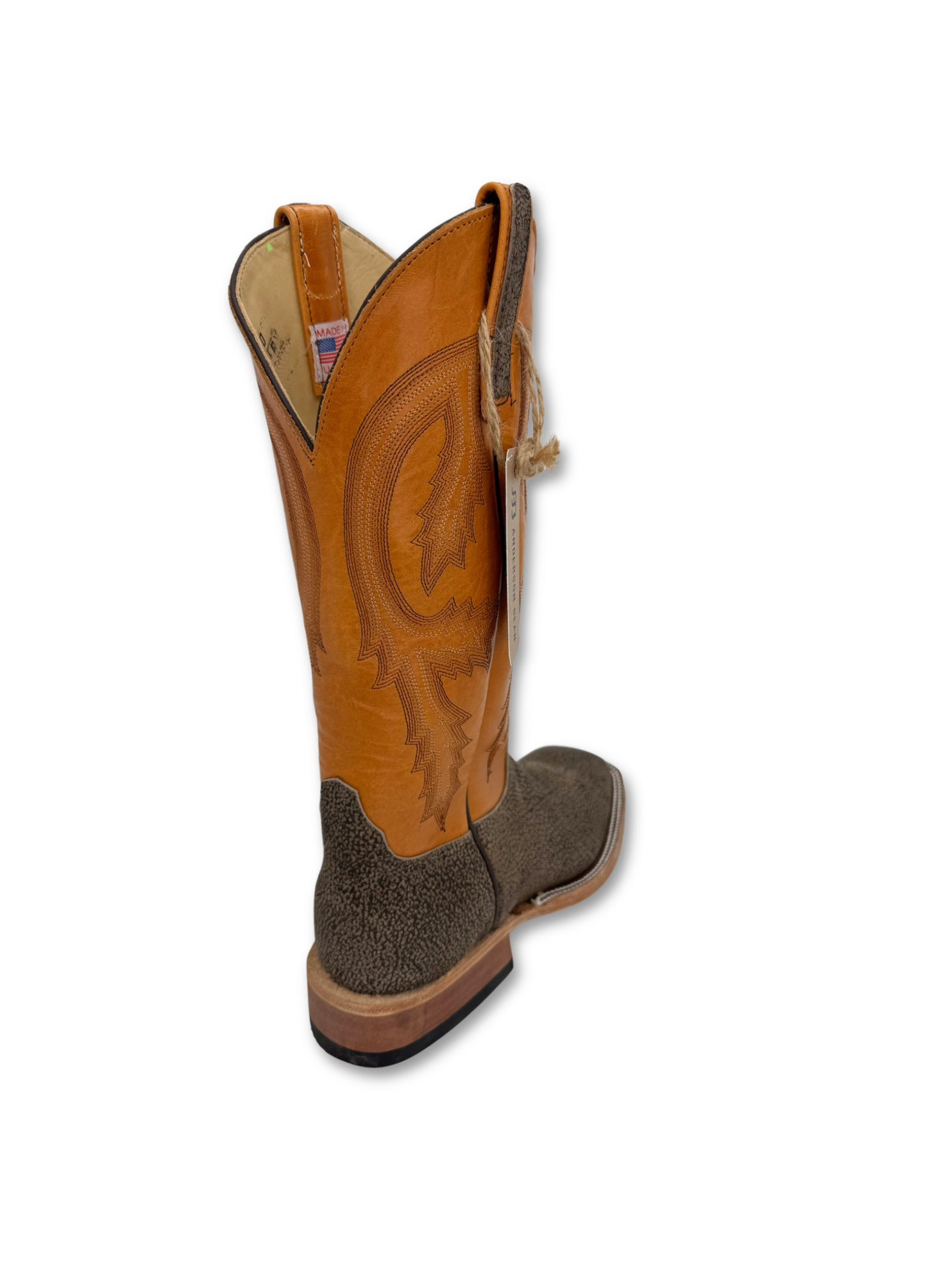 Anderson Bean Rust Safari Giraffe Cowboy Boot