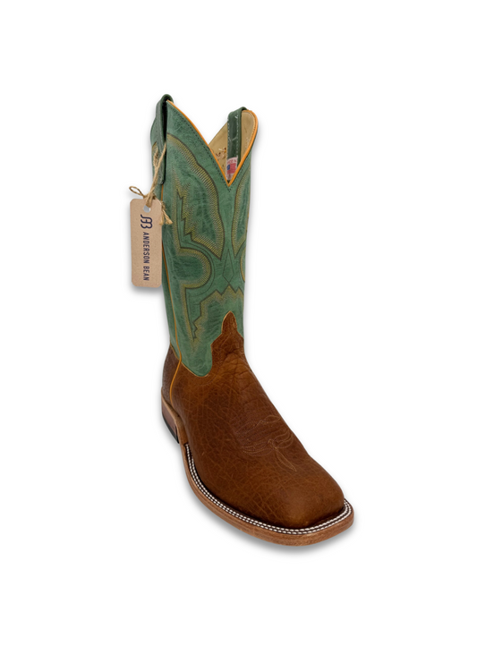 Anderson Bean Cognac Tucson Bison Cowboy Boot