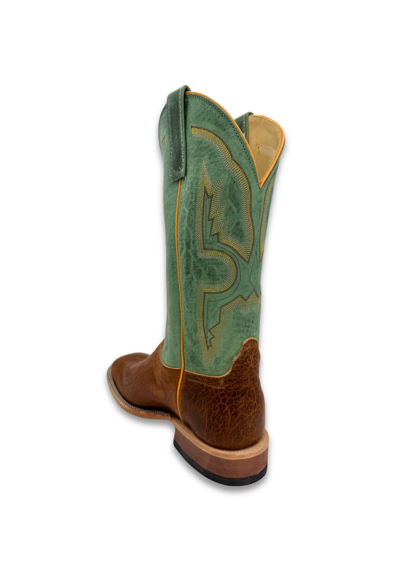 Anderson Bean Cognac Tucson Bison Cowboy Boot