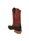 Rios of Mercedes Black Shrunken Poseidon Cowboy Boot