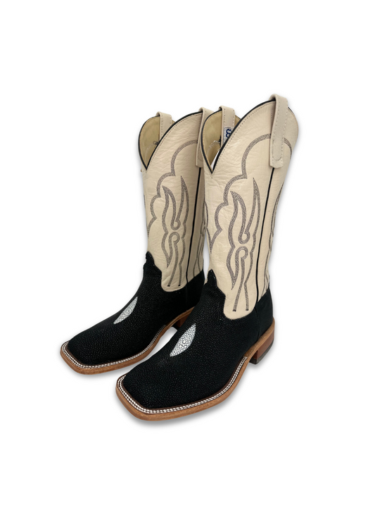 Anderson Bean Black Stingray Cowboy Boot