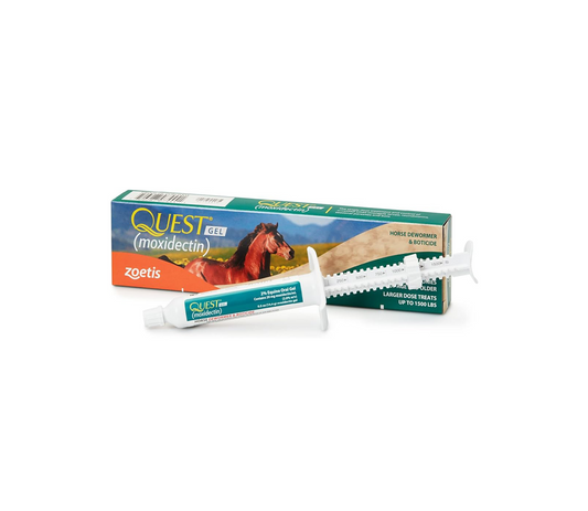 Zoetis Quest Gel Horse Dewormer (Moxidectin)