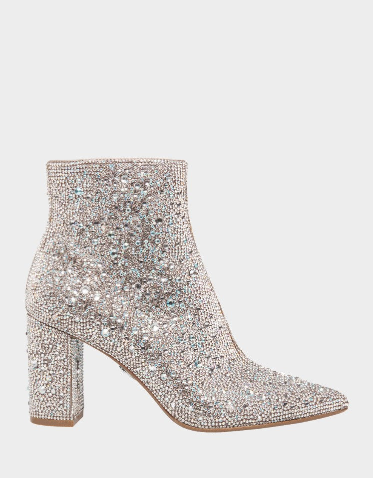 Betsey Johnson Cady Bootie Rhinestones 6