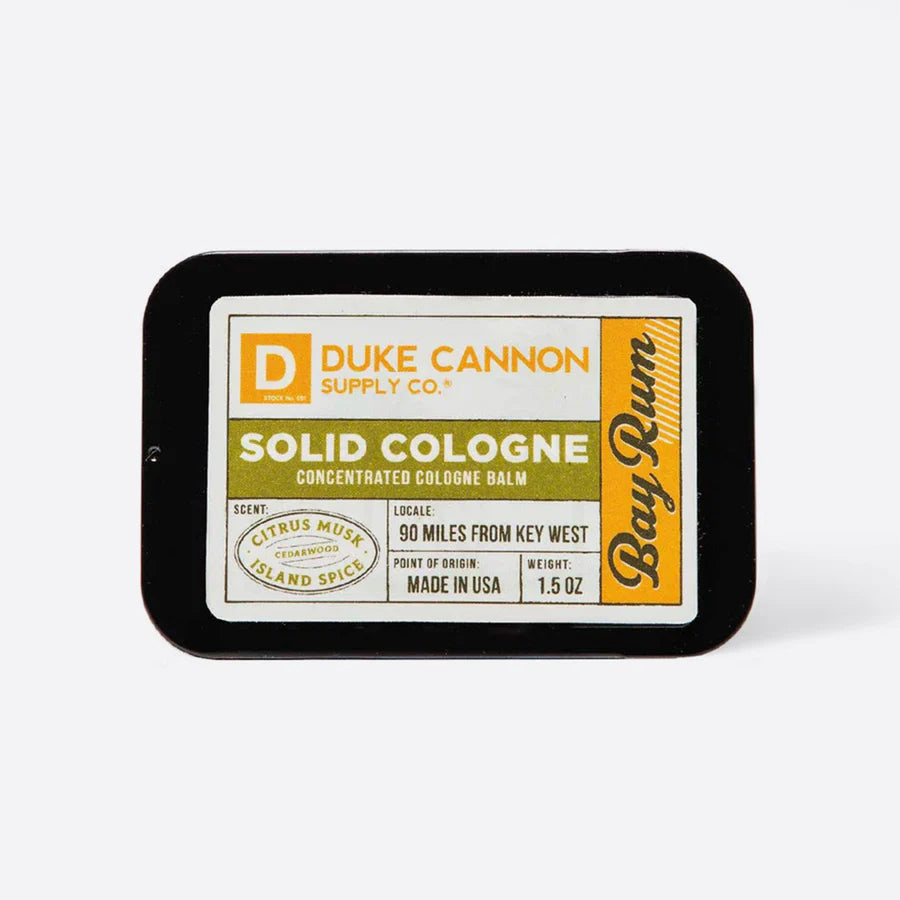 Duke Cannon Solid Cologne- Bay Rum