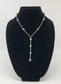 Navajo Pearl and Turquoise Bead Lariat Necklace