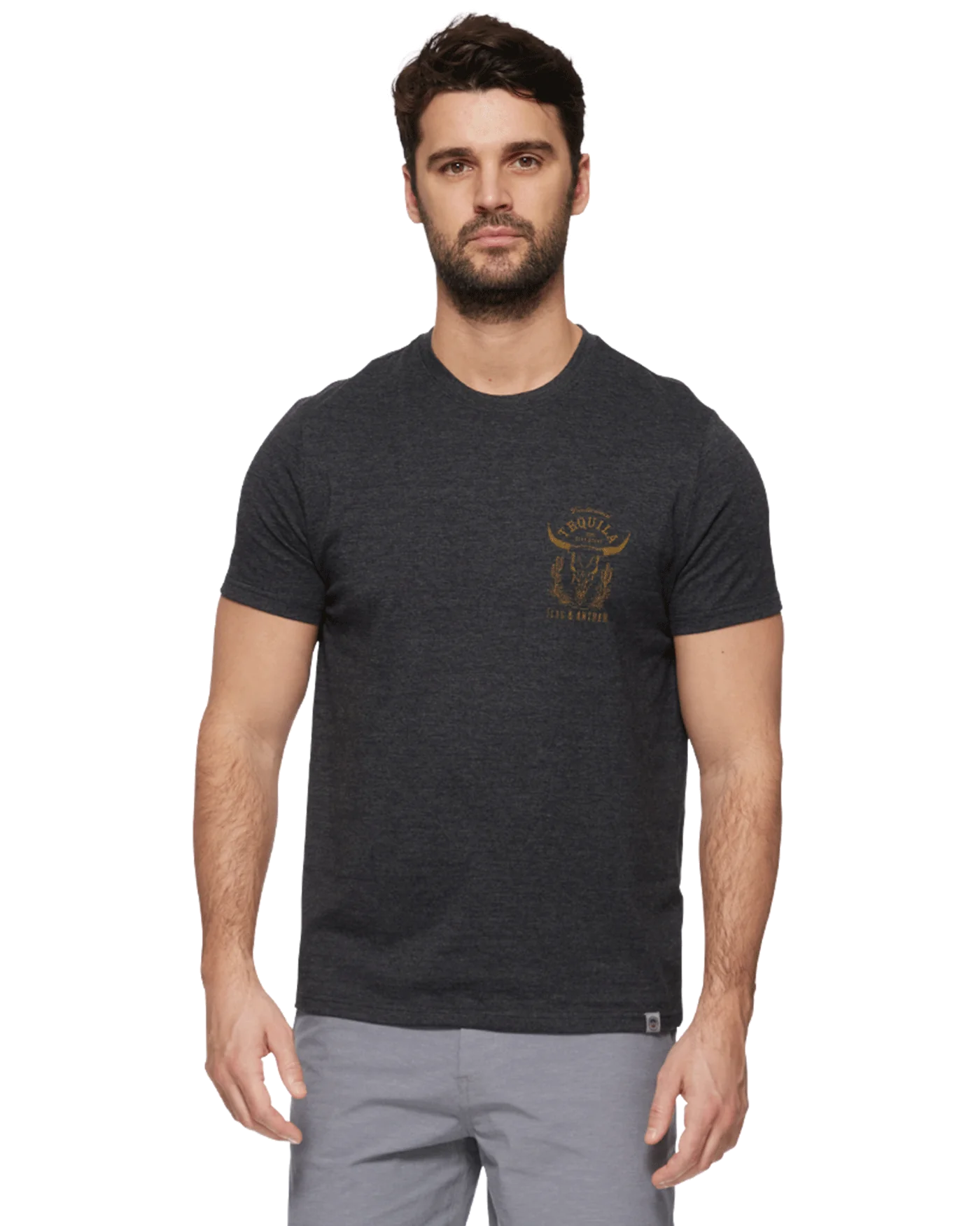 Flag & Anthem Traditional Tequila Tee in Charcoal