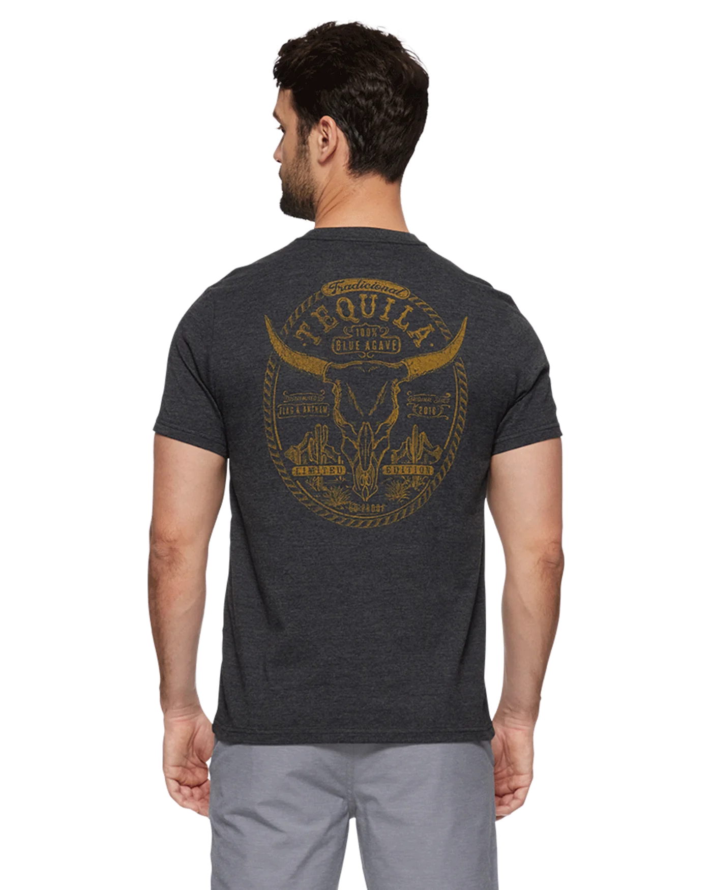 Flag & Anthem Traditional Tequila Tee in Charcoal