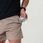 Burlebo Everyday Short in Cobblestone Khaki with Duck Hunt Pocket