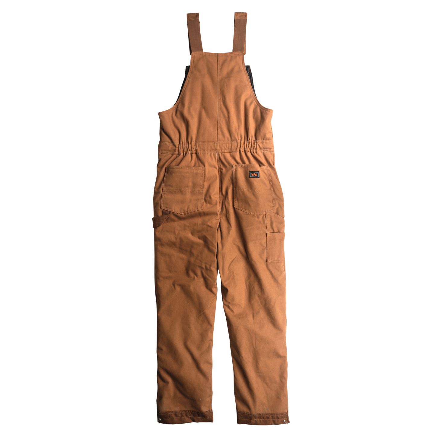 Walls Frost DWR Insulated Duck Work Bib Overall in Pecan