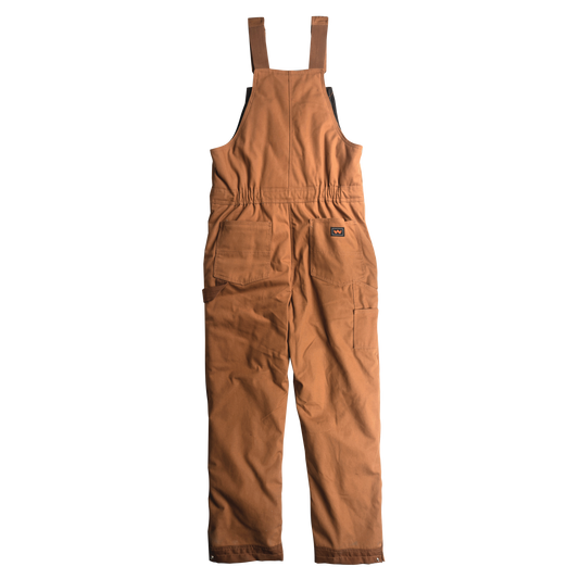 Walls Frost DWR Insulated Duck Work Bib Overall in Pecan