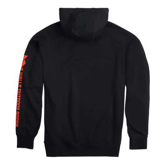 Walls Graphic Work Hoodie in Black