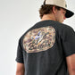 Burlebo Ducks Flying In Tee in Heather Black