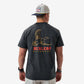 Burlebo Duck Wild Short Sleeve Tee in Heather Black