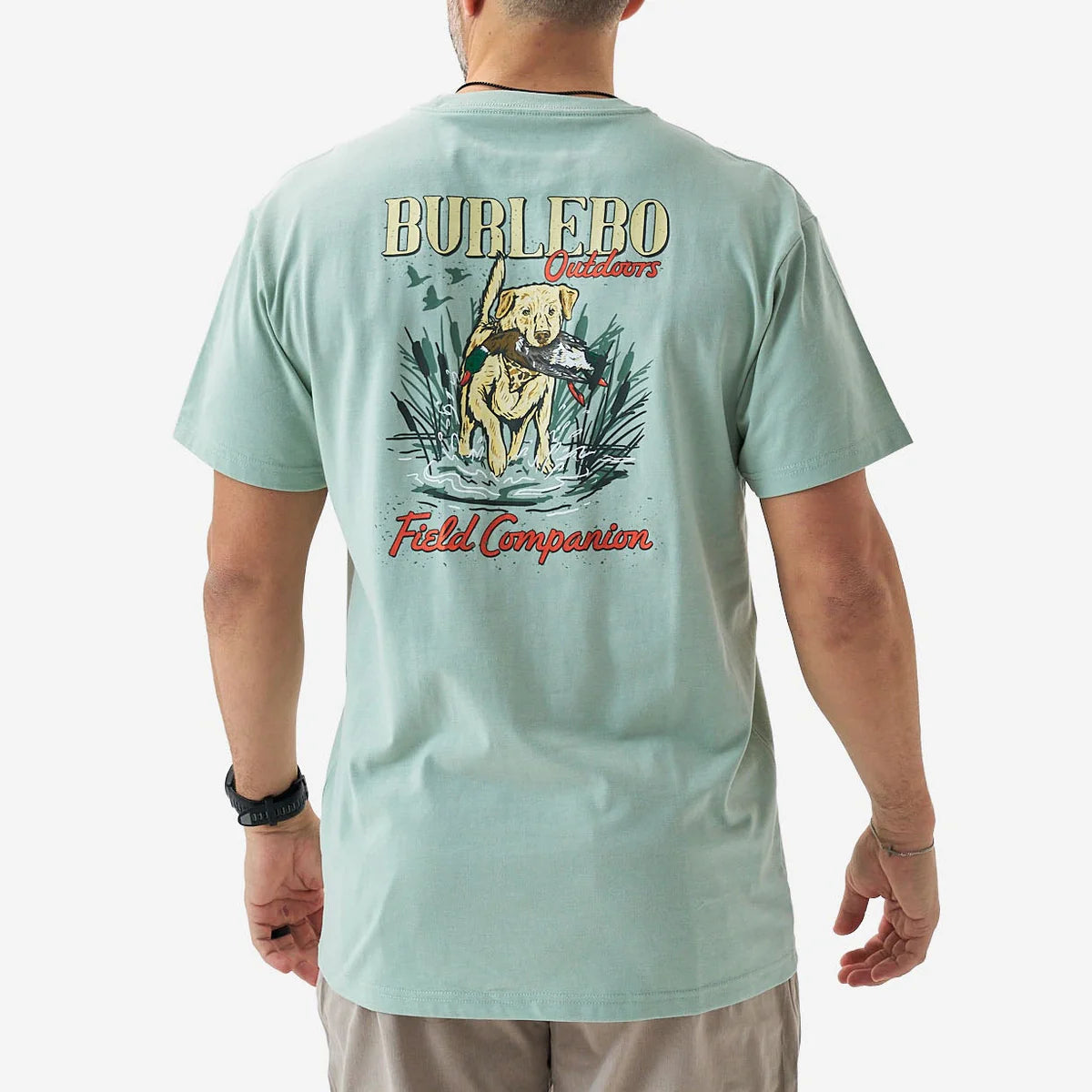 Burlebo Short Sleeve Tee in Field Companion Sage