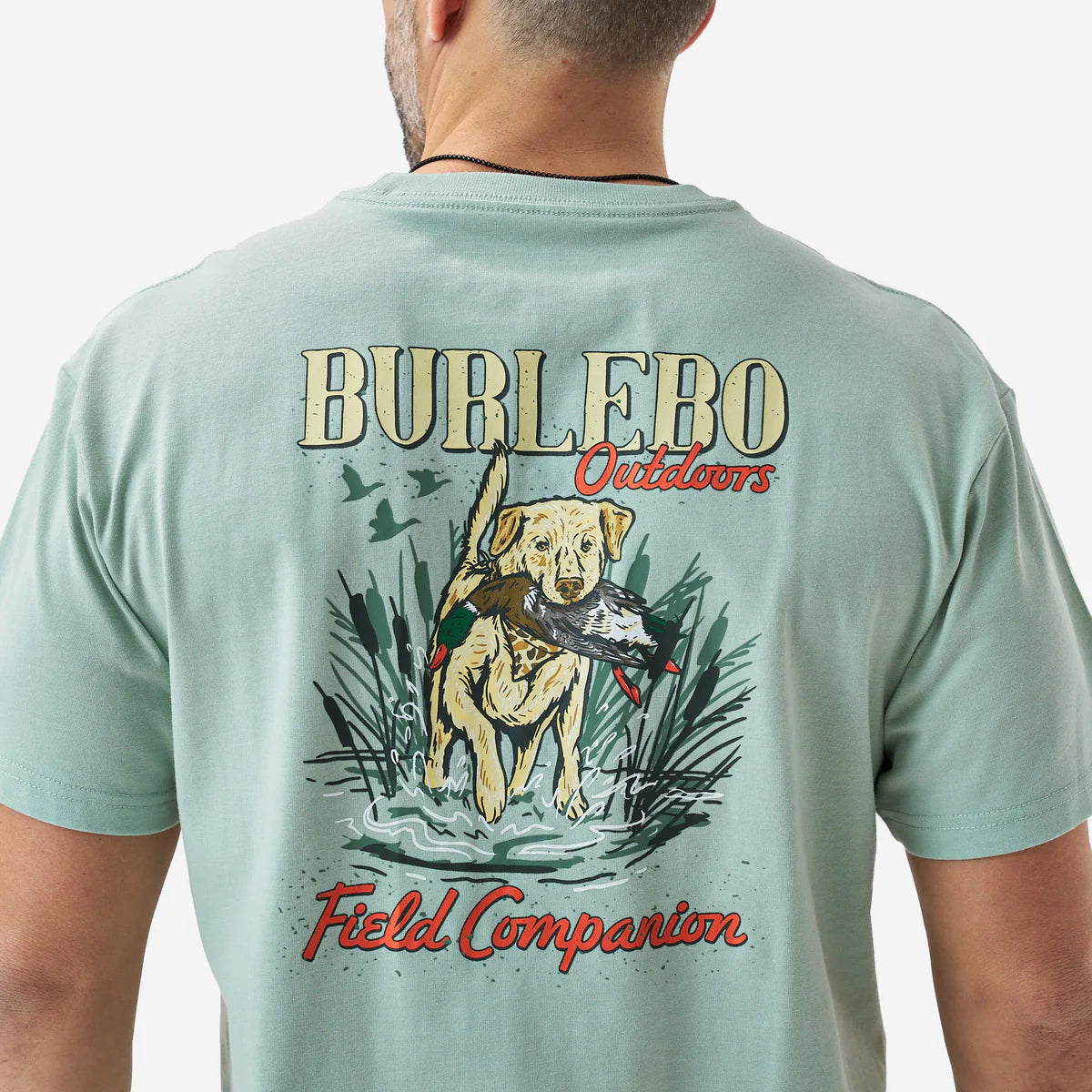 Burlebo Short Sleeve Tee in Field Companion Sage