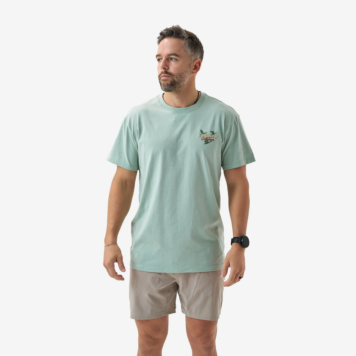 Burlebo Short Sleeve Tee in Field Companion Sage