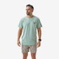 Burlebo Short Sleeve Tee in Field Companion Sage