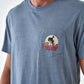 Burlebo Moonlit Cowboy Tee in Heather Blue Jean