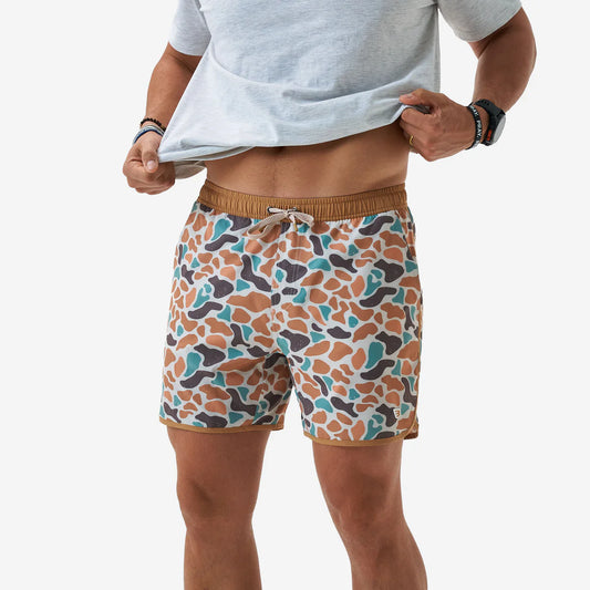 Burlebo Swim Trunk in Bayside Camo