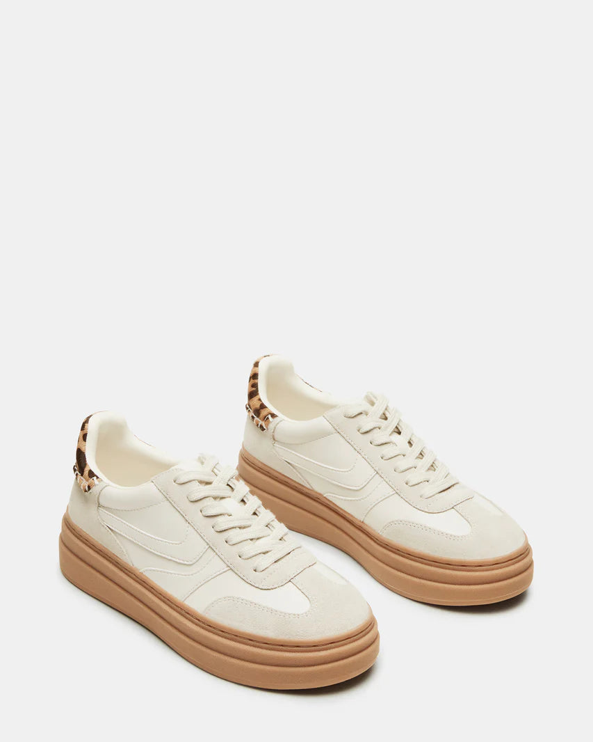 Steve Madden Dodge Sneaker in Bone Multi