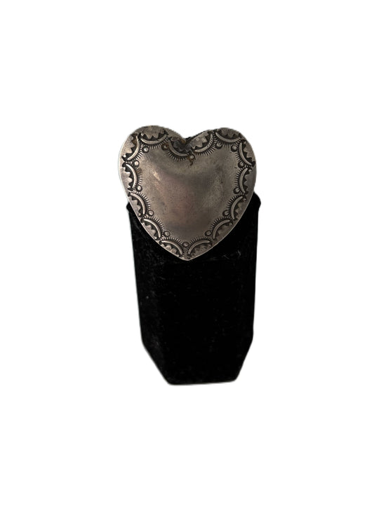 Silver Heart Ring