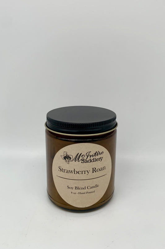 McIntire Saddlery Strawberry Roan Candle