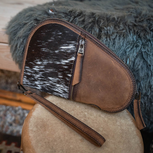 STS Ranchwear Cowhide Small Pistol Case
