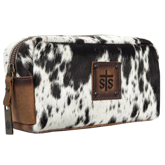 STS Ranchwear Cowhide Bebe Cosmetic Bag