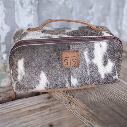 STS Ranchwear Cowhide Elise Makeup Bag