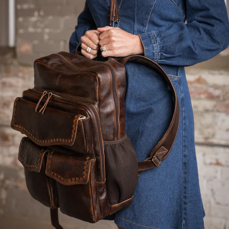 STS Ranchwear Bandera Chocolate Backpack