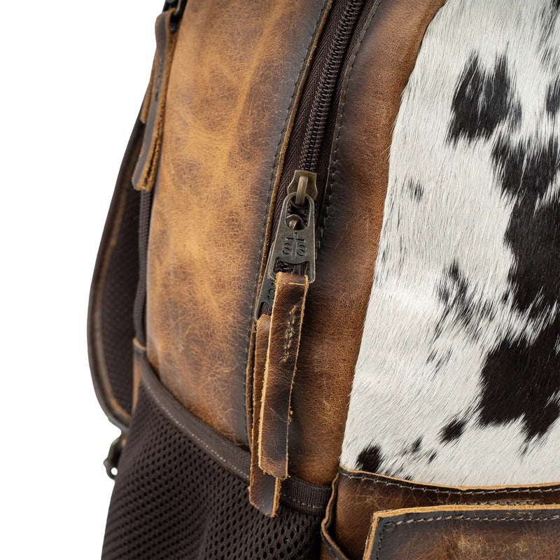 Burlebo Guadalupe Cowhide Valley Backpack
