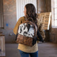 Burlebo Guadalupe Cowhide Valley Backpack