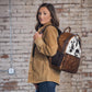 Burlebo Guadalupe Cowhide Valley Backpack