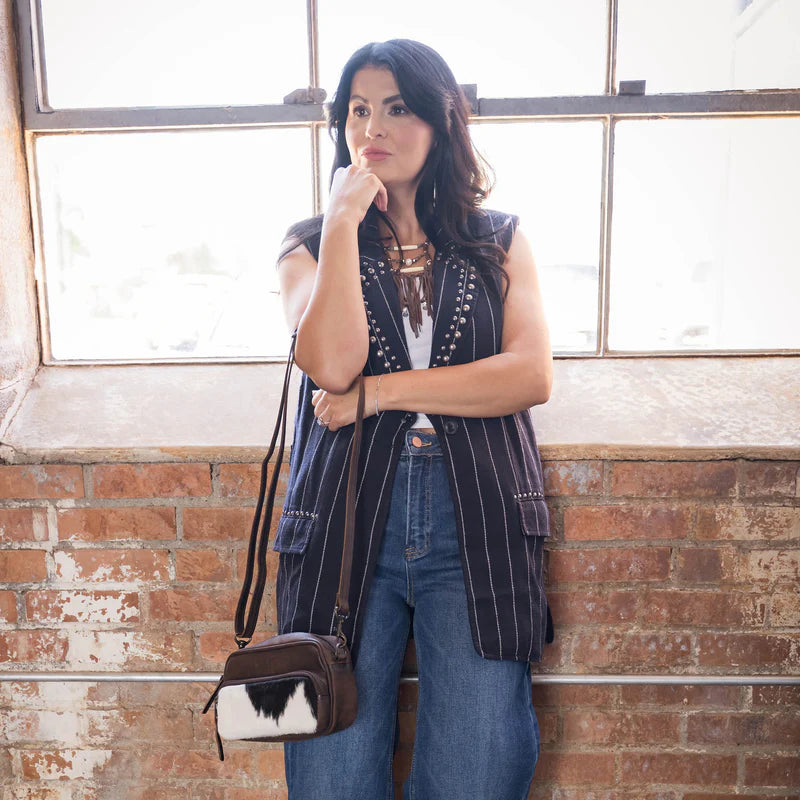 STS Ranchwear Cowhide Jess Crossbody