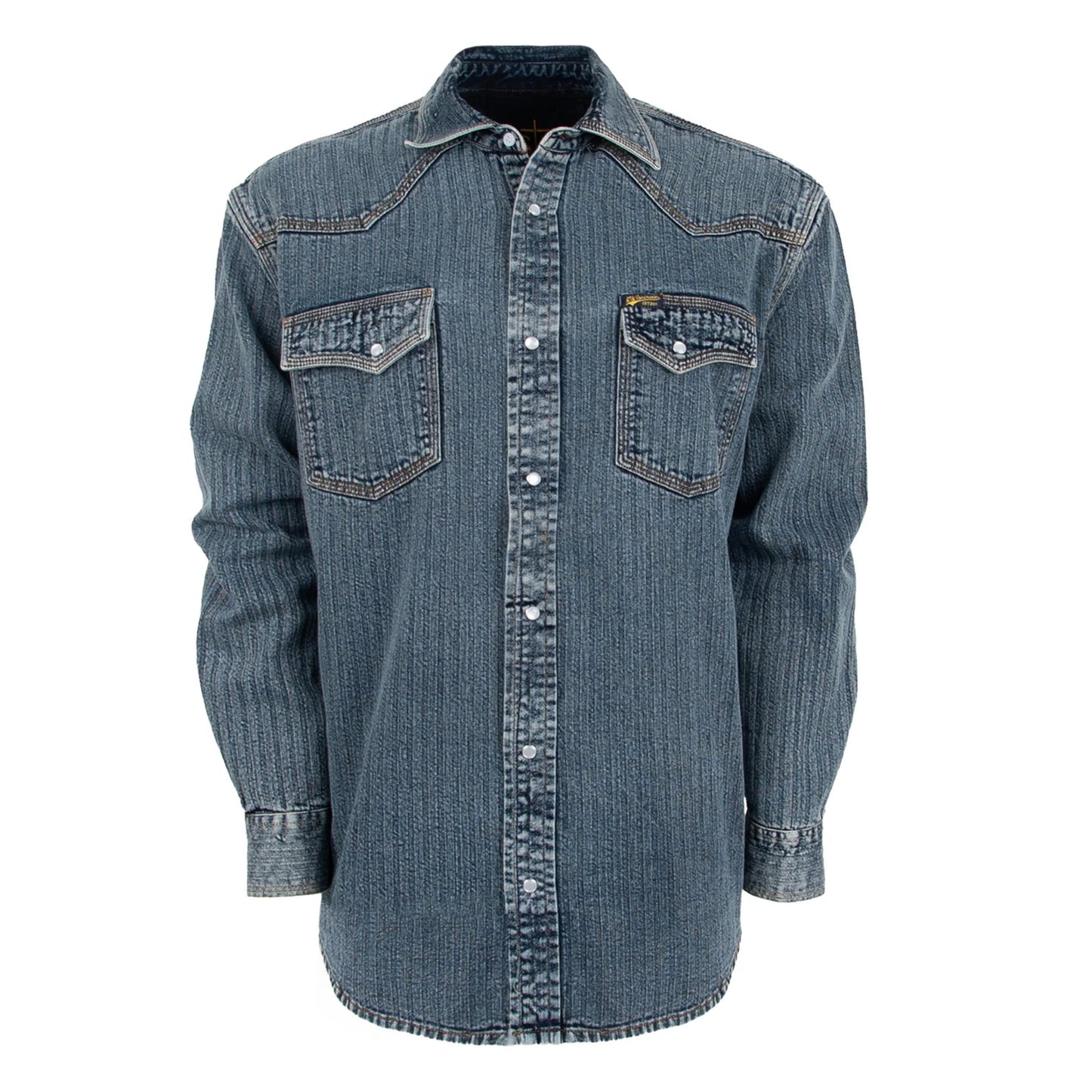 STS Ranchwear Men's Duke Denim Pearl Snap Shirt