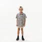 Burlebo Youth Performance Western Shirt in Classic Deer Camo