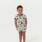 Burlebo Youth Sleep Short Set in Jumbo Dino-Mite